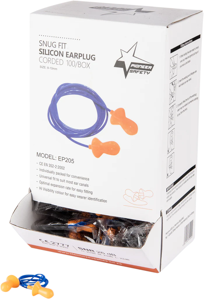Pioneer Volume - Corded Silicone Reusable Earplug