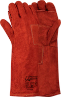 Leather Red Heat Resist - Gauntlet