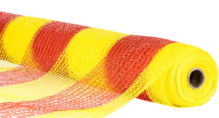 Barrier Netting Orange/Yellow Woven