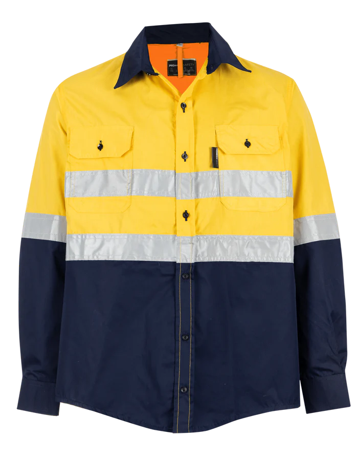 Reflective Shirt - Polycotton Yellow