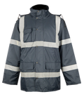 Parka Jacket With Reflective Tape